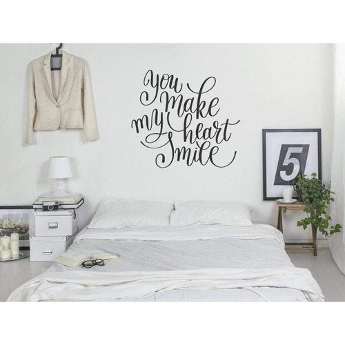 You Make My Heart Smile Wall Sticker Quote