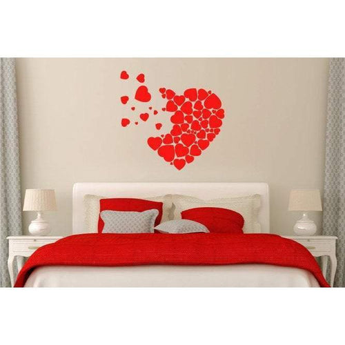 Floating Hearts Wall Stickers