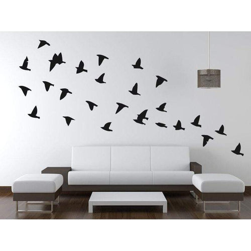 Flock Of Flying Birds Wall Stickers
