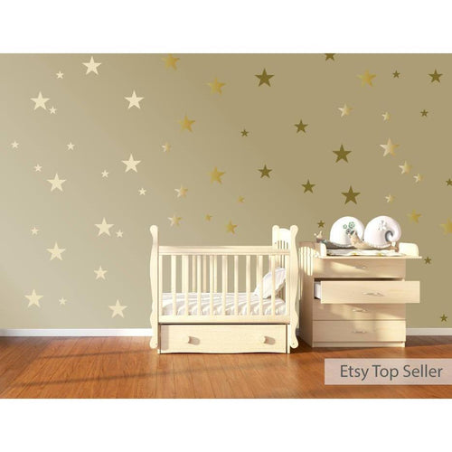 Gold Star Wall Stickers