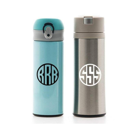 Custom Monogram Bottle Sticker