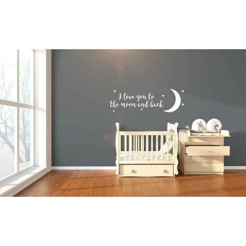 I Love You Nursery Wall sticker Quote