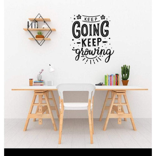 Keep Going Positive Wall Sticker Quote