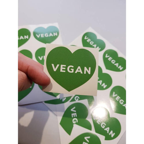 Vegan Sticker Heart