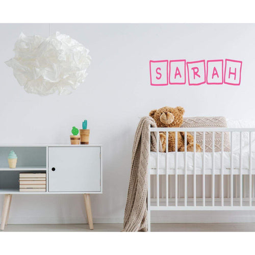 Custom Name Wall Sticker Nursery