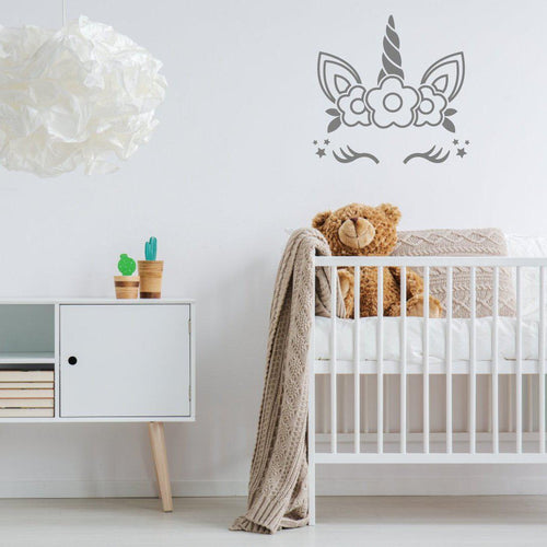 Sleeping Unicorn Wall Sticker Art