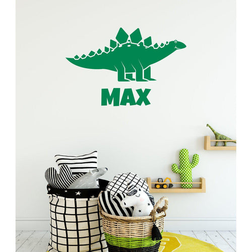 Custom Childrens Name Dinoaur Wall Sticker