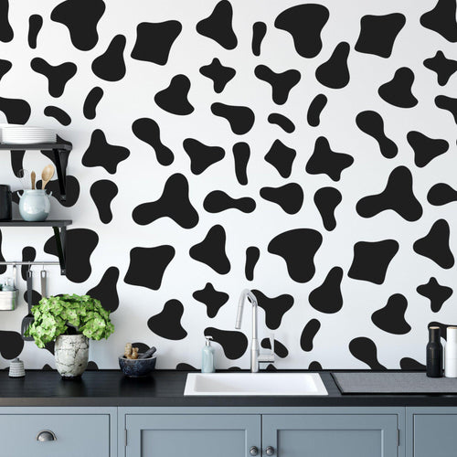 Cow Spots Pattern Wall Stickers