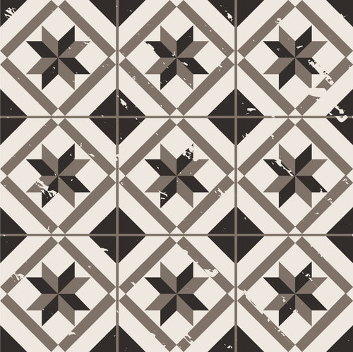 Vintage Geometric Pattern Vinyl Wrap