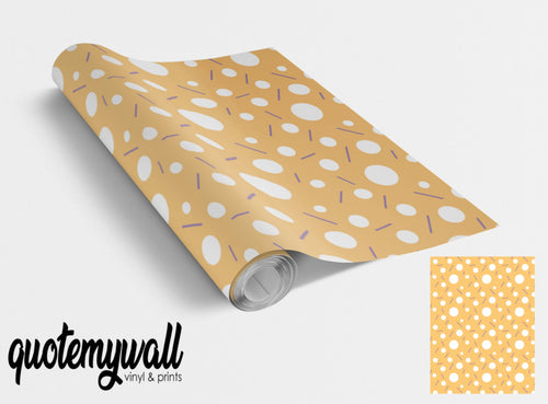 Polka Dots & Lines Pattern Vinyl Wrap