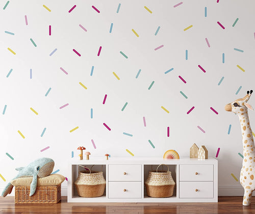 Colourful Confetti Sprinkles Wall Stickers