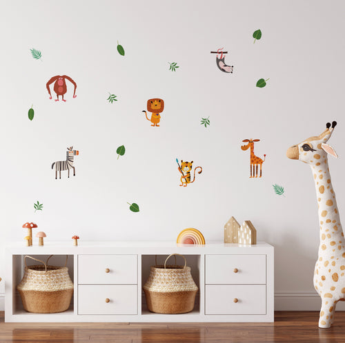 Children's Room Safari Animal Wall Stickers