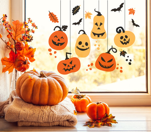 Halloween Window Decorations Stickers