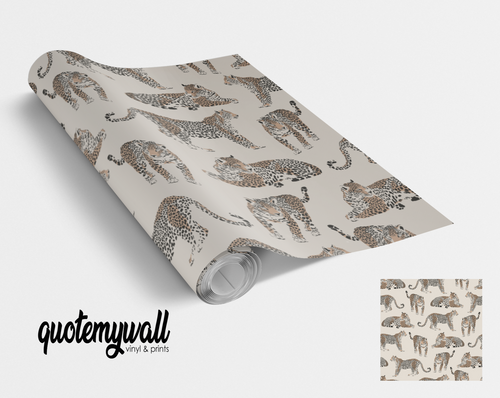 Leopard Animal Jungle Self Adhesive Vinyl