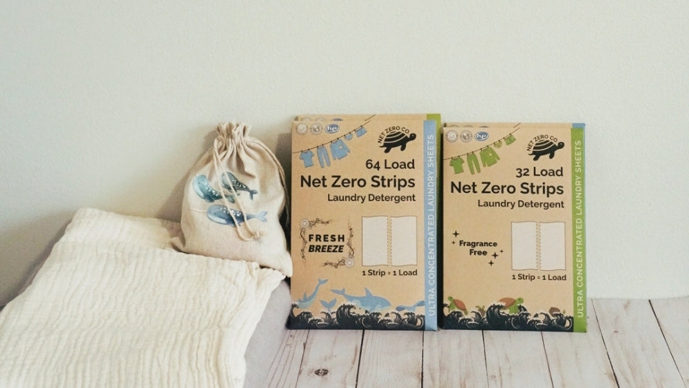 Net Zero Laundry Strips 32 and 64 pack