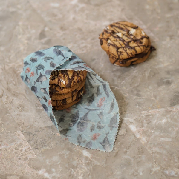 Beeswax wraps with cookies Net Zero Co.