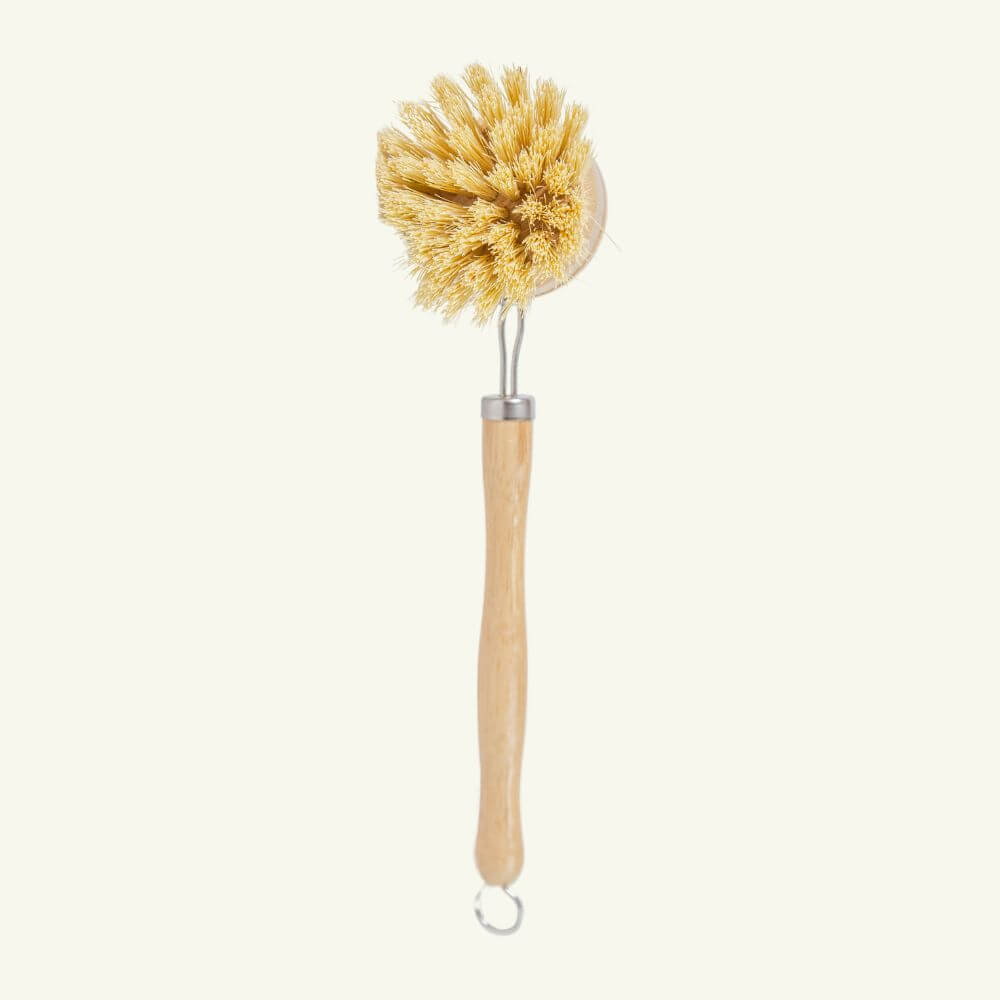 Natural Dish Scrub Brush  Basic Goods Trading Co. – Net Zero Co.