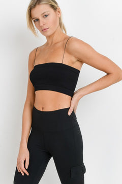 Ribbed Tube Athleisure Top