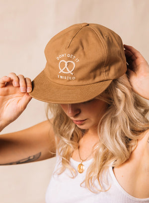 Don't Get in Twisted Chainstitch Pretzel Hat - Human Interaction