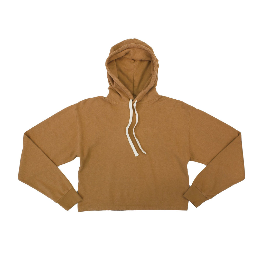 Jungmaven Sunkiss Cropped Hoodie Sweatshirt - Copper
