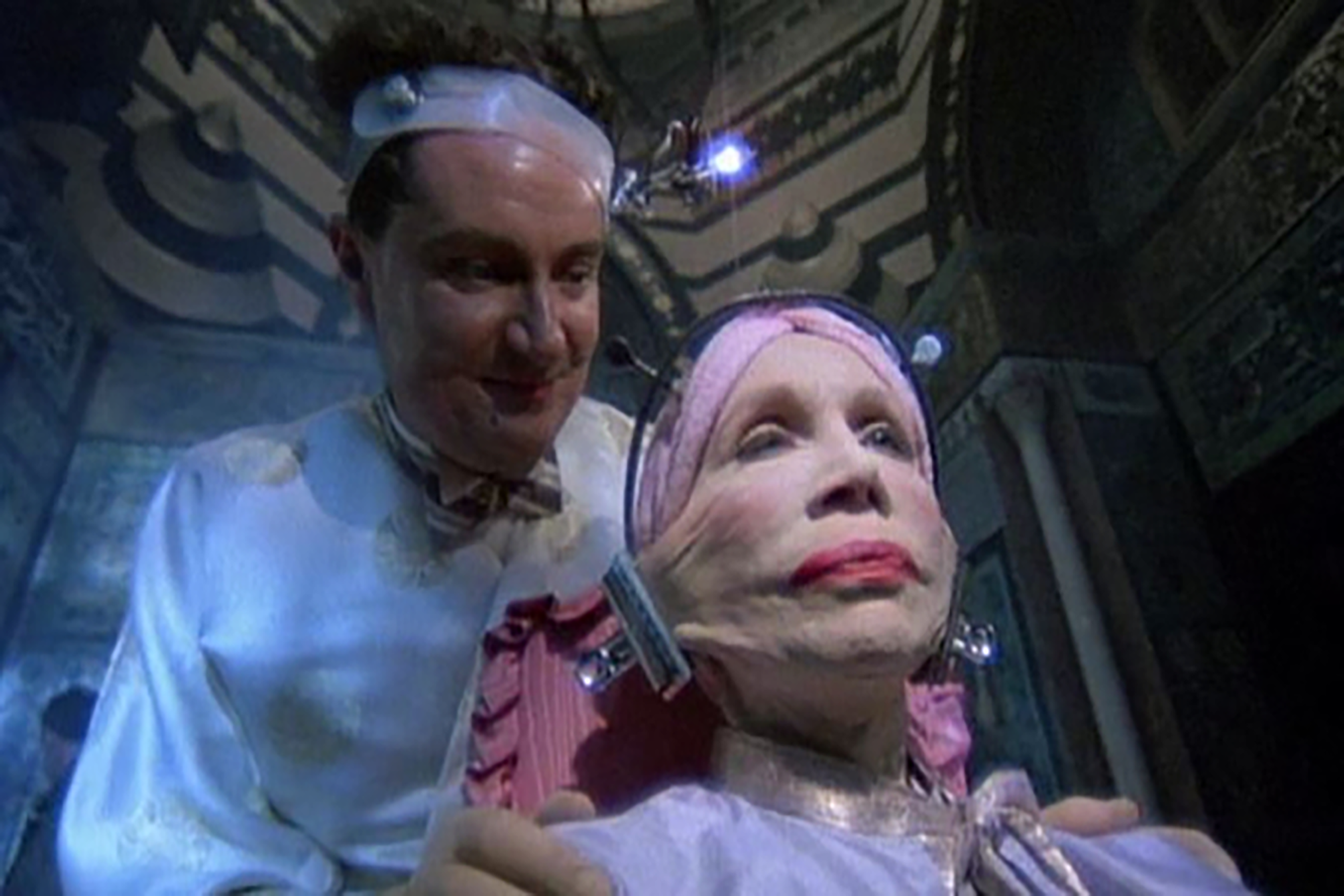 Katherine Helmond plastic surgery scene in Brazil