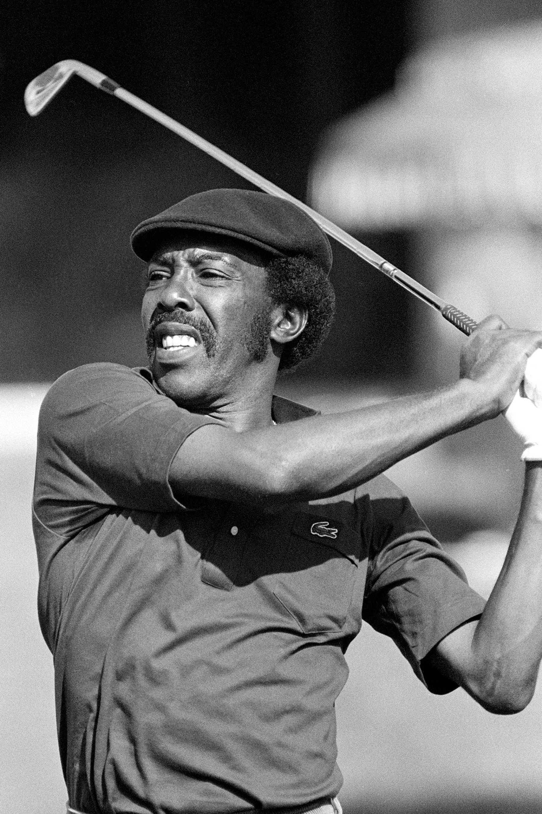 Calvin Pete during a golf tournament