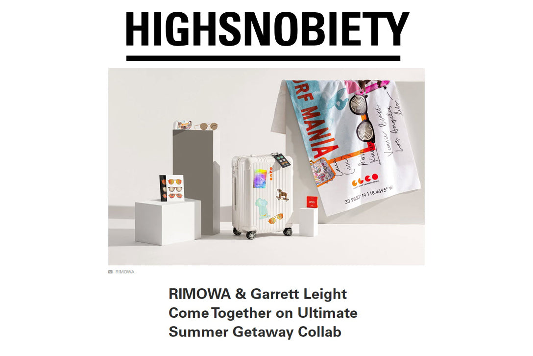 Garrett Leight Rimowa x GLCO travel collaboration in HighSnobiety