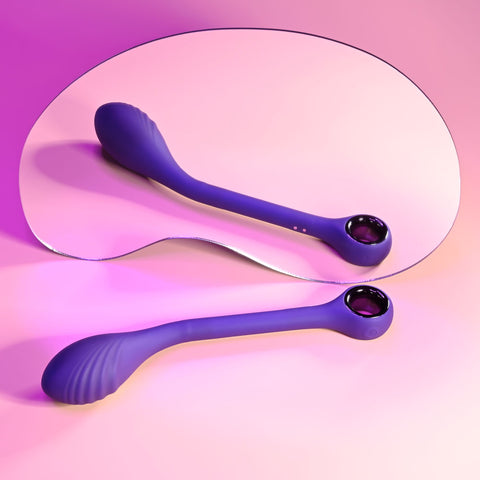 Playboy Pleasure Spot On Poseable G-Spot Vibrator - Purple