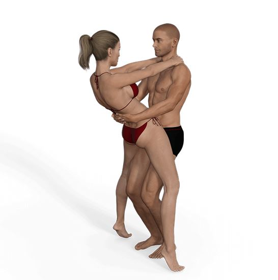 standing anal sex position