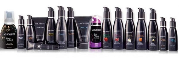 Wicked sensual care range of products