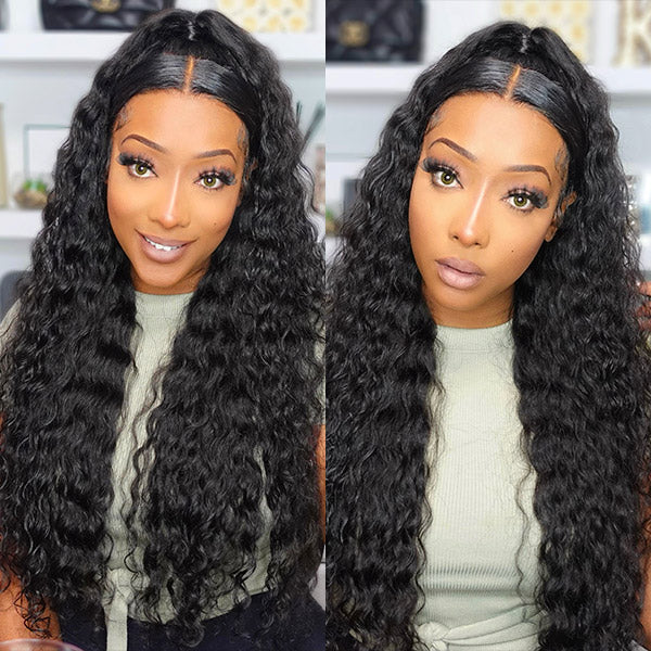 Brazilian Deep Wave 360 Lace Frontal Wig 150% Density With Baby Hair –  Fleeky Hair