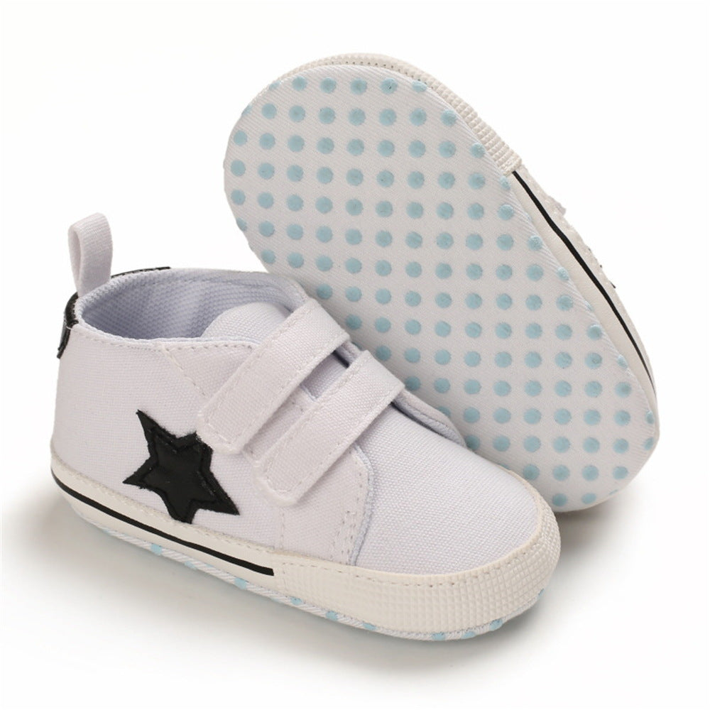 Baby Unisex Star Magic Tape Shoes Wholesale Child Shoes – Mommbaby