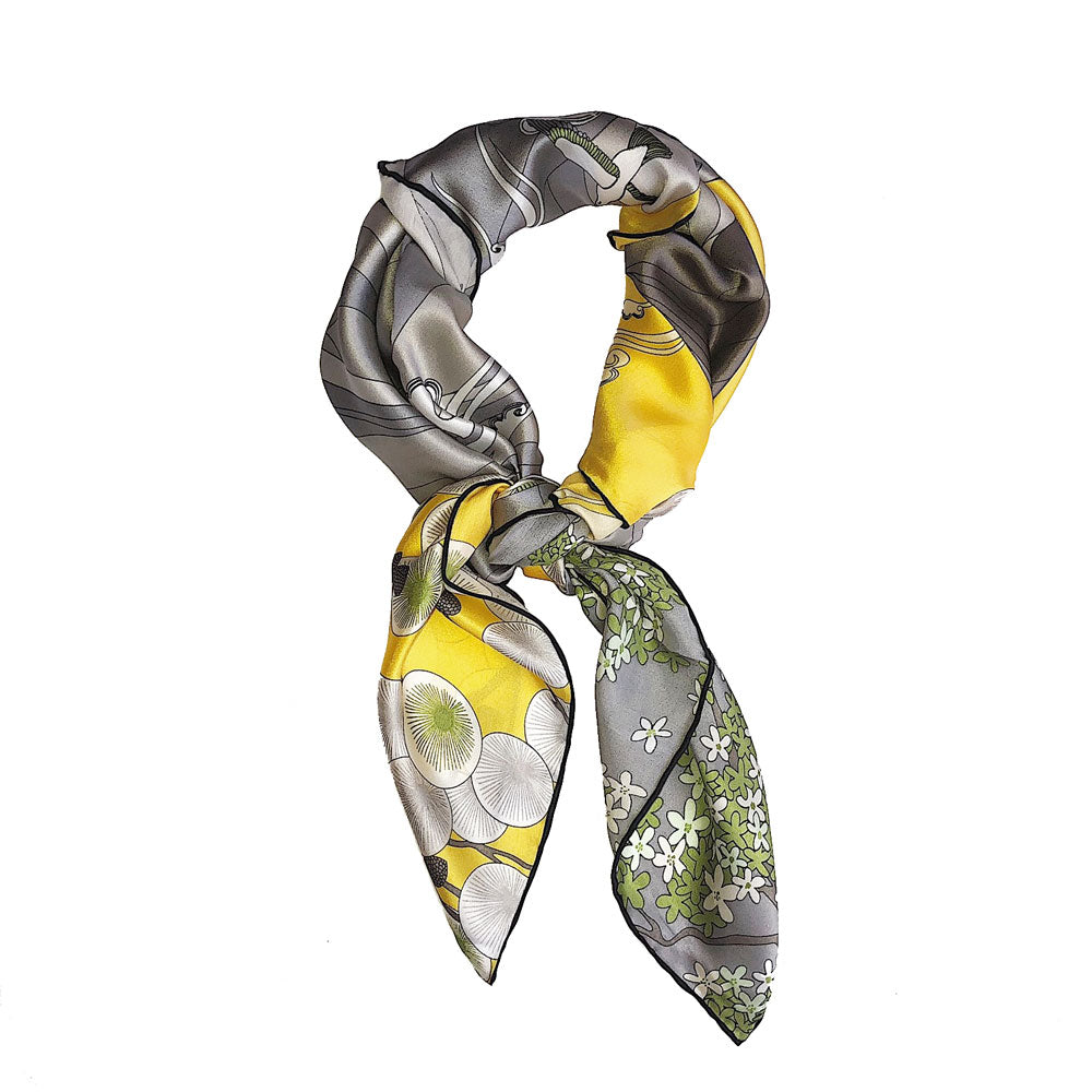 Silk Scarf Yellow