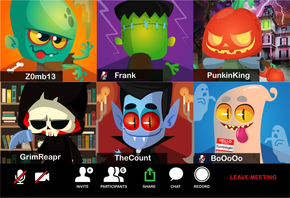 Monster Zoom Meeting
