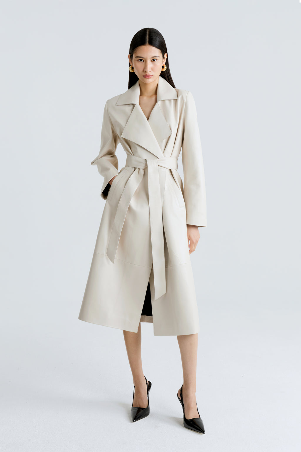 Amina Belted Ladylike Coat