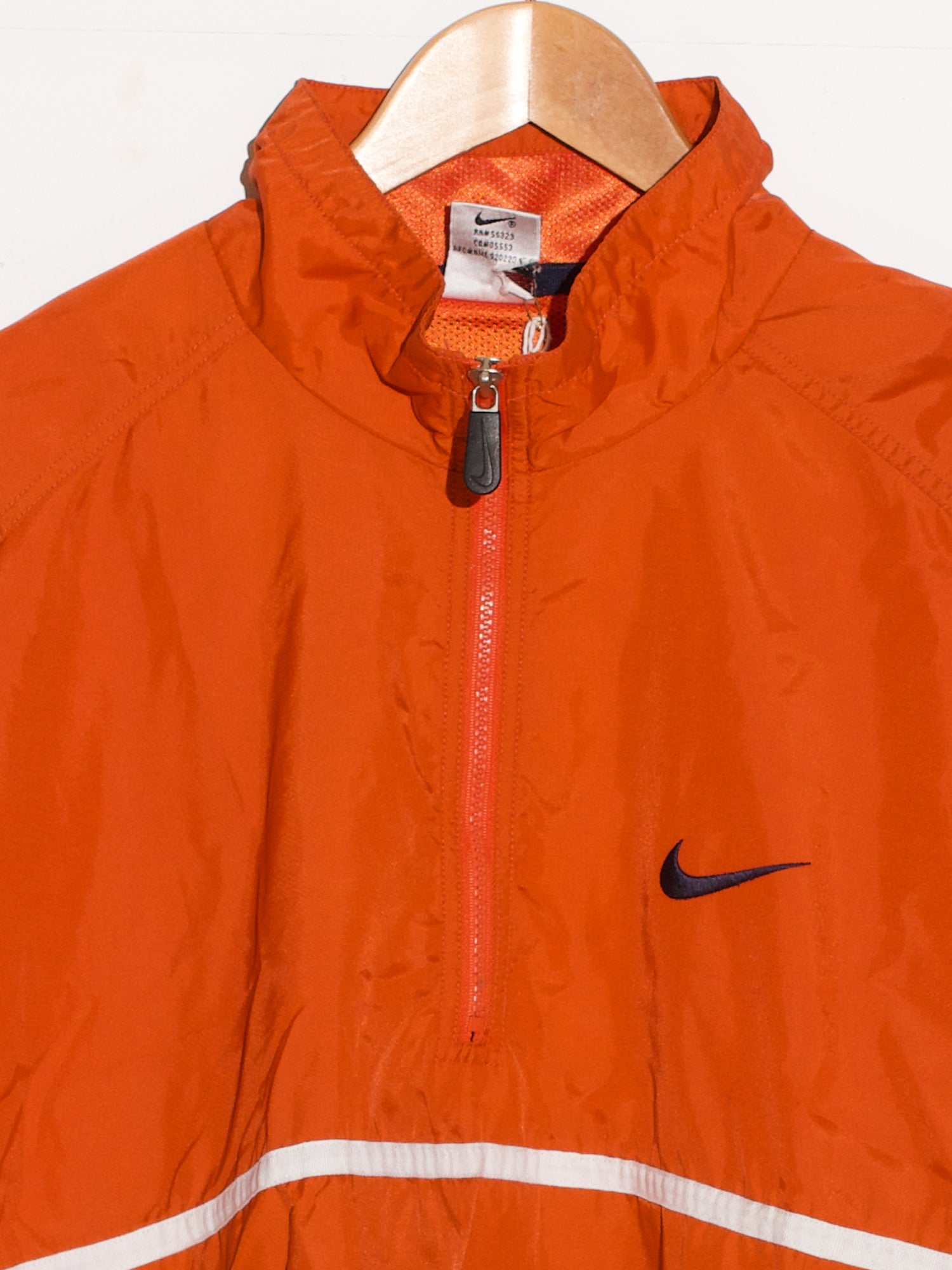 neon orange nike windbreaker