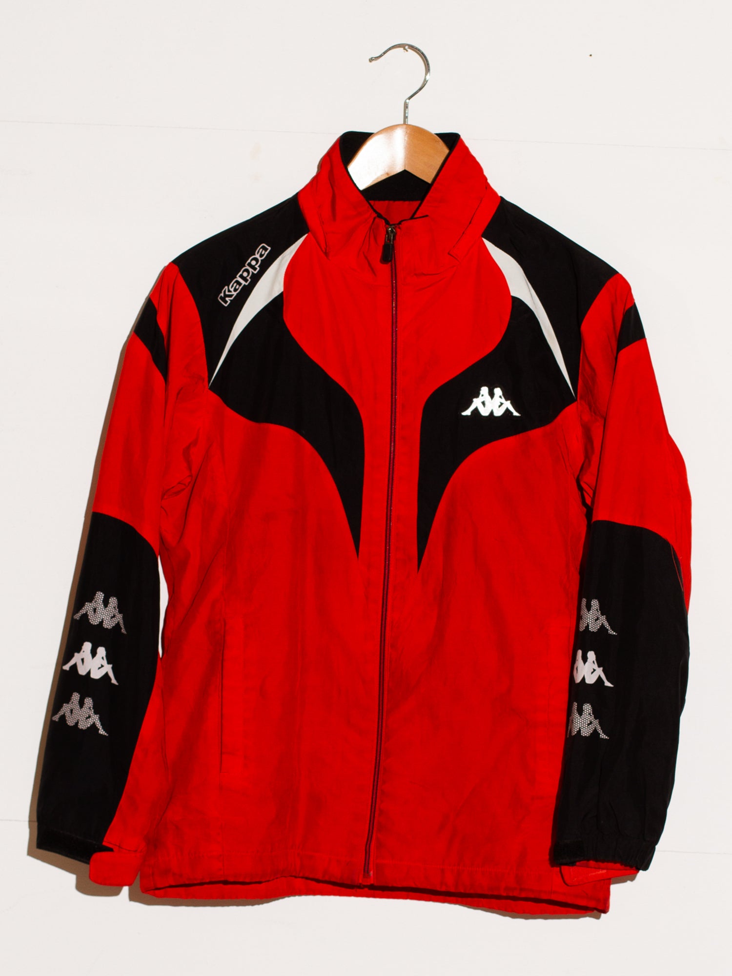 kappa windbreaker red