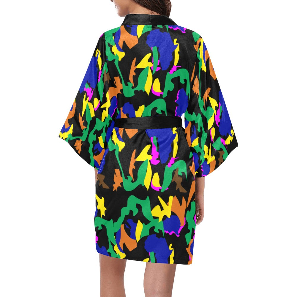 flyersetcinc Camouflage Kimono Robe Coverup