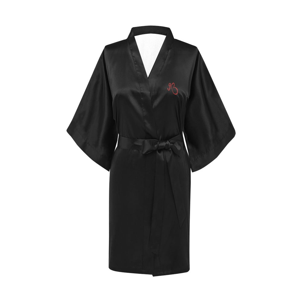 flyersetcinc Classic Black Kimono Robe