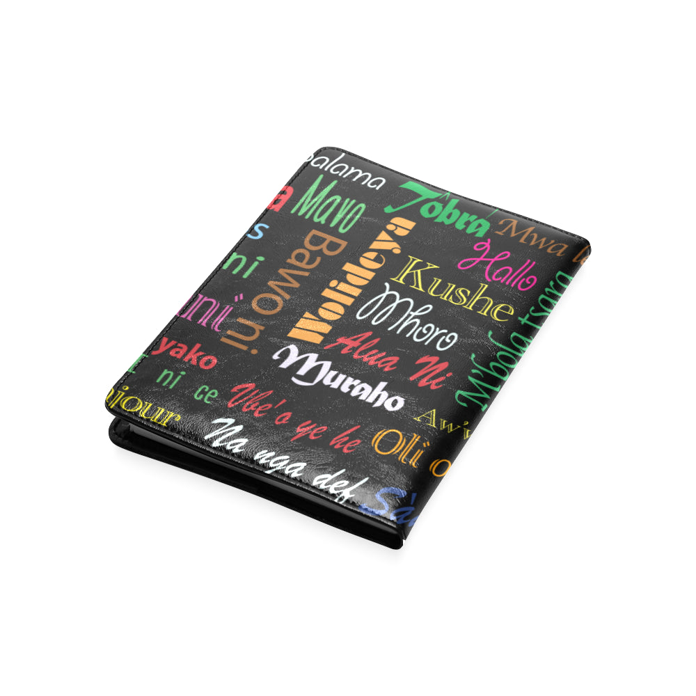 flyersetcinc Hello Print A5 Leatherette Notebook