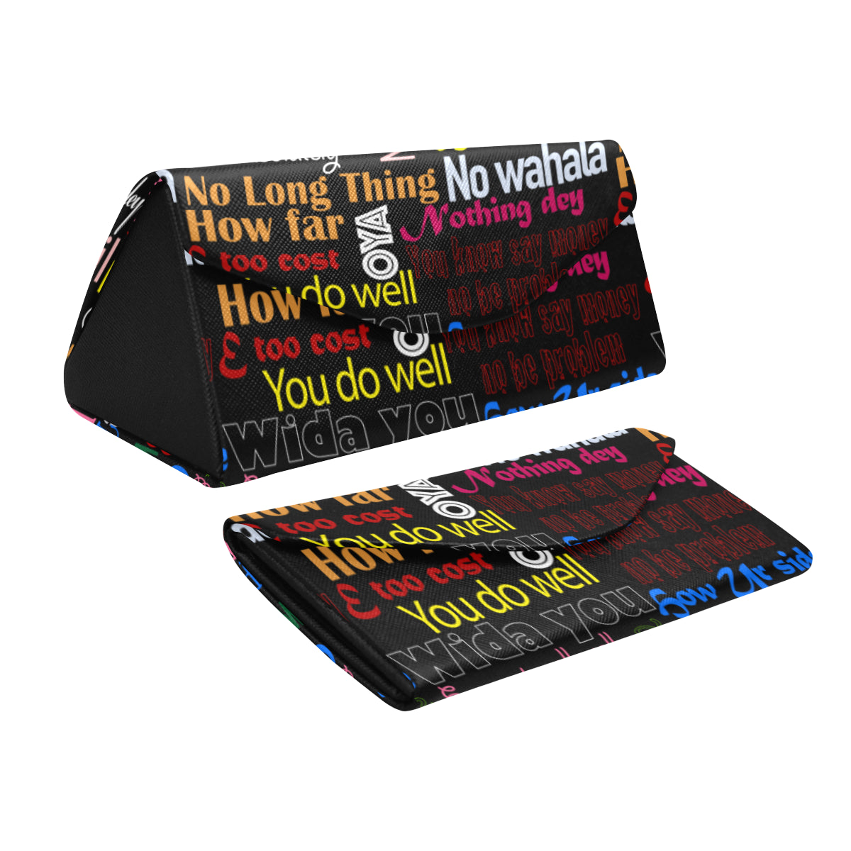 flyersetcinc Pidgin Print Foldable Glasses Case