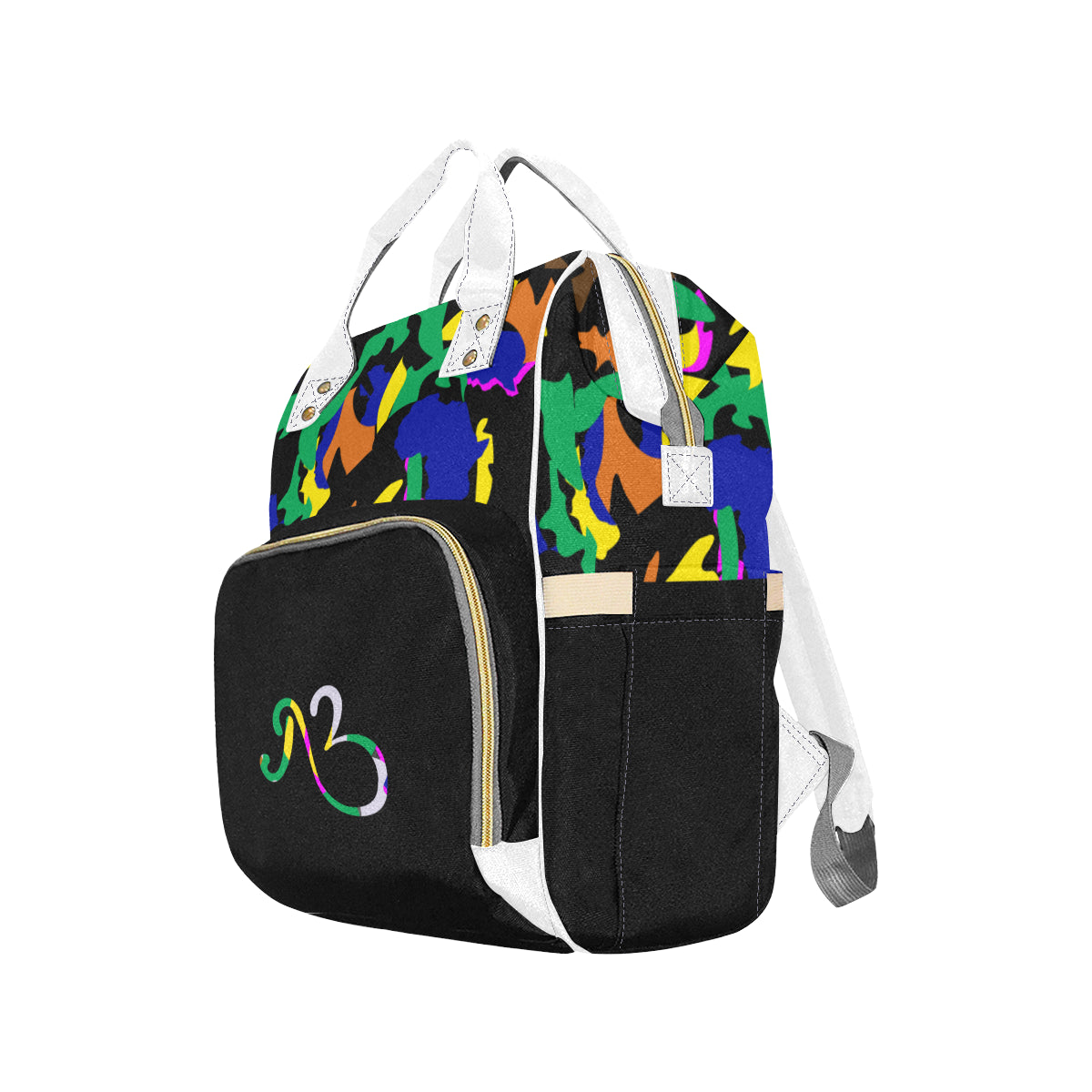 flyersetcinc Camo Print Multi-Function Backpack