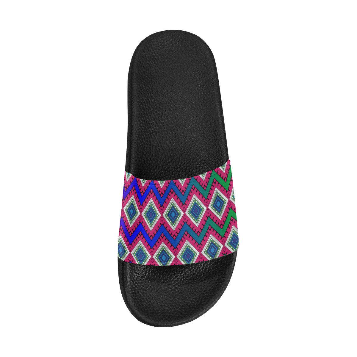 Quad Print Unisex Slides