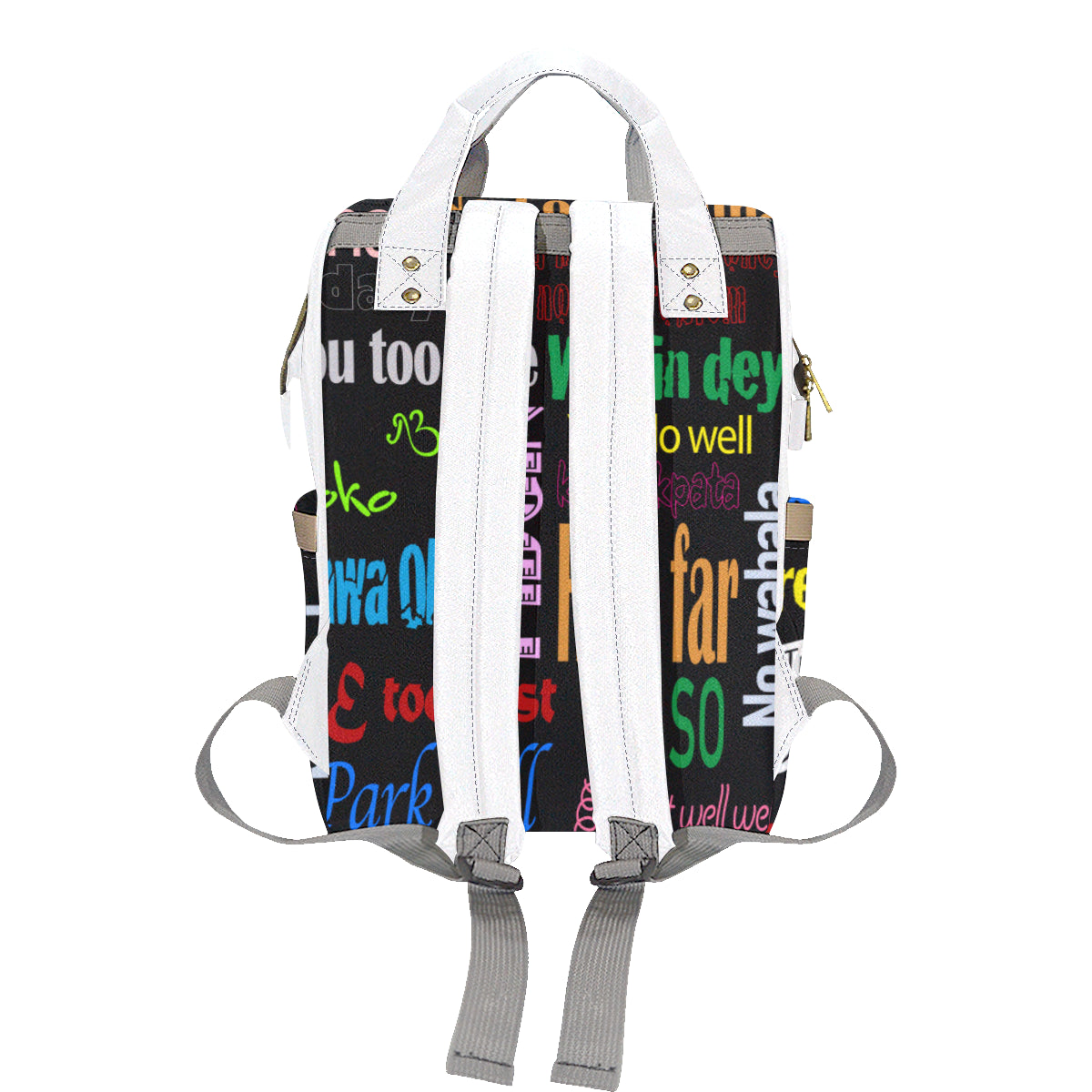 flyersetcinc Pidgin Print Multi-Function Backpack