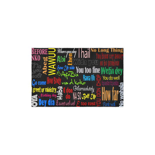 flyersetcinc Pidgin Print Accent Area Rug