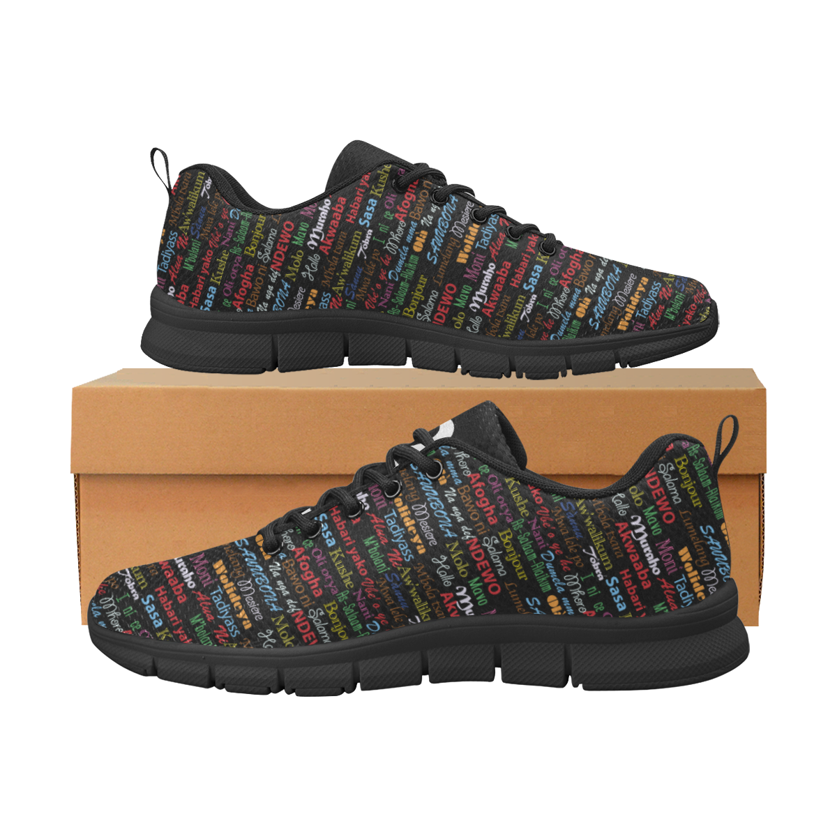 Hello Print Men's Trainers - black