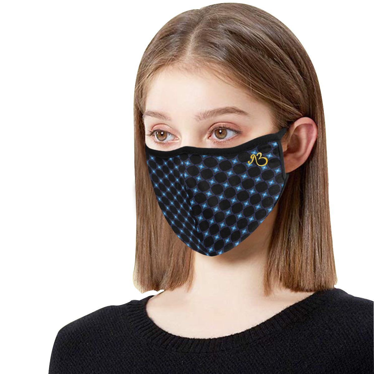 Starz Print Cotton Fabric Face Mask with filter slot (30 Filters Included) - Non-medical use