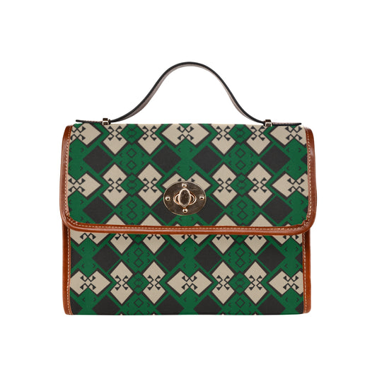 Aztek Print Satchel