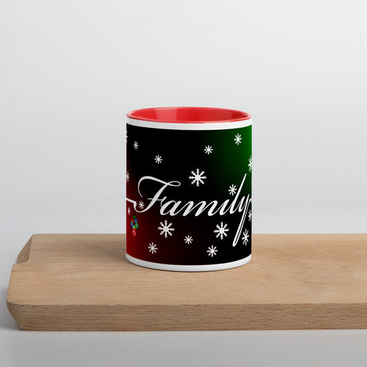 'Family Christmas' Two Toned Mug