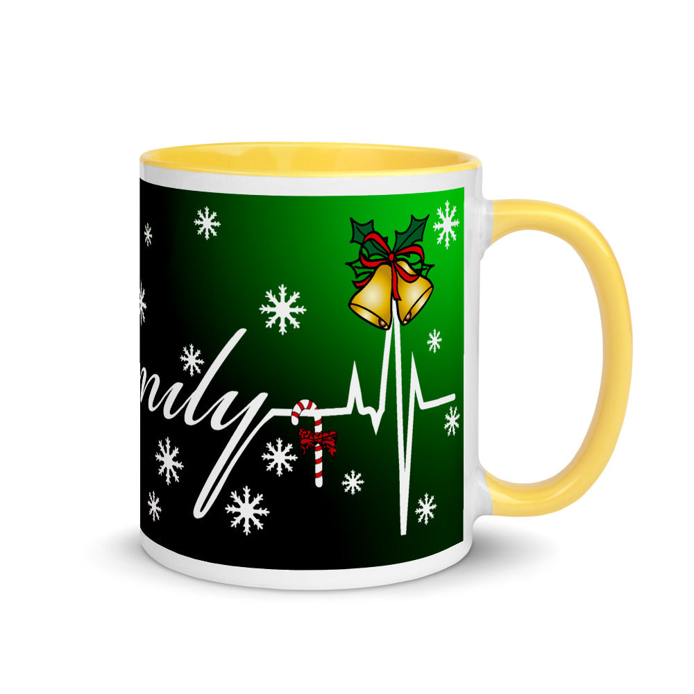 'Family Christmas' Two Toned Mug